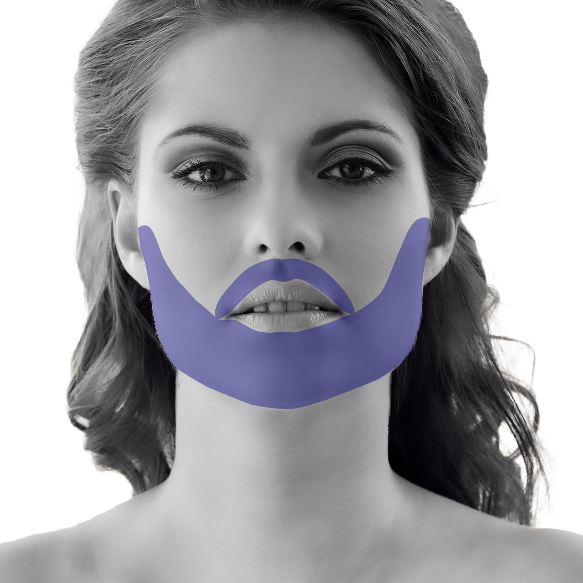 Full face laser hair removal for women