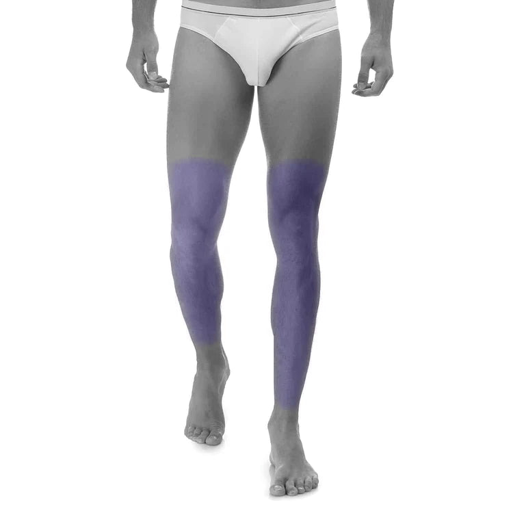 Laser leg hair removal for men 3/4
