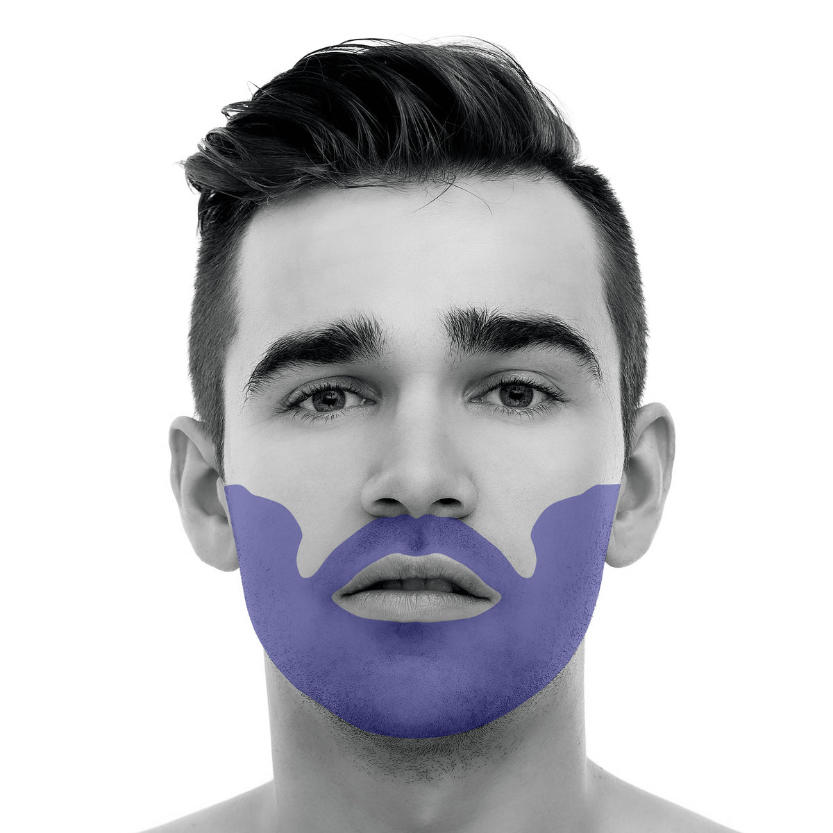 Full face laser hair removal for men